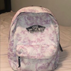 Cute tie dye vans book bag